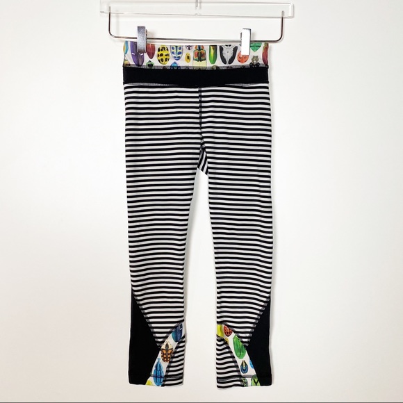 lululemon athletica Pants - Lululemon Seawheeze Inspire Crop Bugs Stripe 2